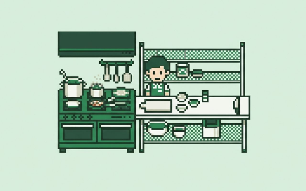 Dark kitchen a catering